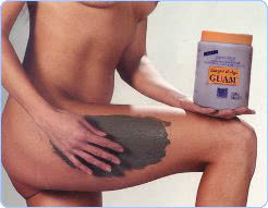 Fango Guam contro la cellulite