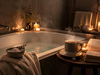 Bagno rilassante serale Bagno rilassante serale