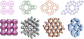 Strutture cristalline della zeolite