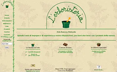 Lerboristeria.com nel 2000