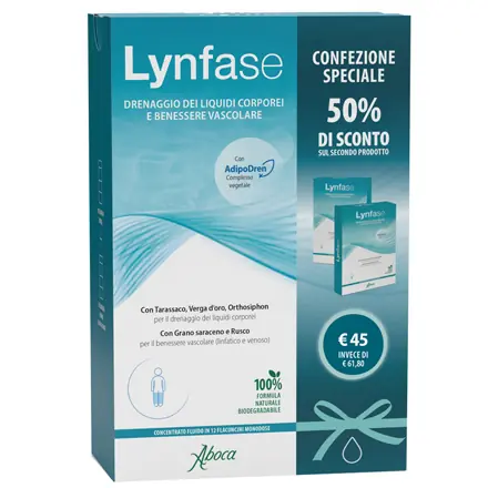 Lynfase Concentrato Fluido Flaconcini Monodose Confezione Speciale -50% sulla seconda confezione