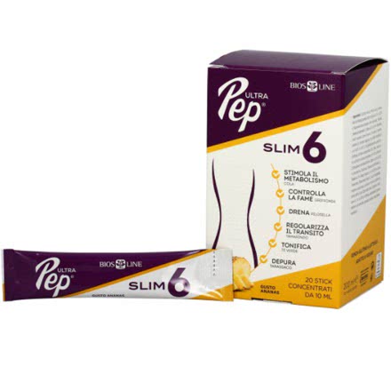 Ultra Pep Slim 6 Gusto Ananas - 6 Azioni in 1 - Stickpack