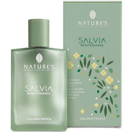 Nature's Salvia Mediterranea Colonia Fresca 15 Ml – Limitierte Edition Mit Salbei & Grapefruit