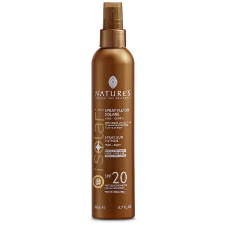I Solari Spray Fluido Solare Viso Corpo SPF20 Protezione Media