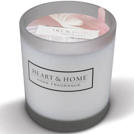 Heart & Home Candela Piume d'Angelo Small in Vetro