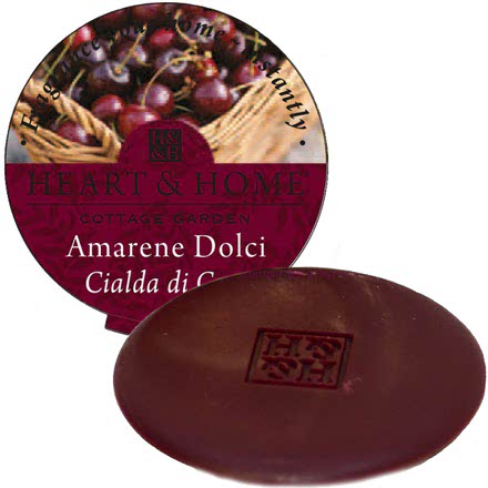 Heart & Home Cialda di Cera per Diffusore Amarene Dolci