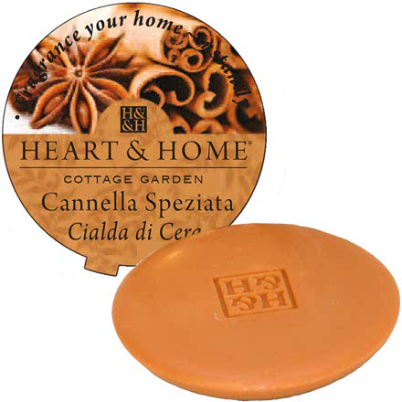 Heart & Home Cialda di Cera per Diffusore Cannella Speziata