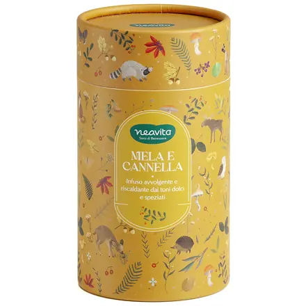 Gift Box Ocra Infusi da Favola con Infuso Mela e Cannella FiltroScrigno