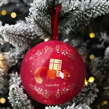 Palla di Natale con Infuso Mandorle Caramellate FiltroScrigno