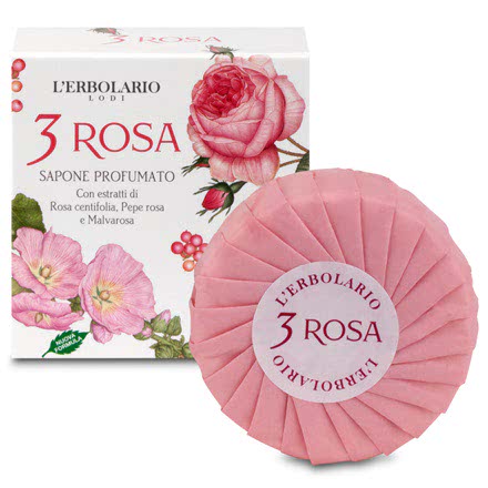 3 Rosa Sapone Profumato