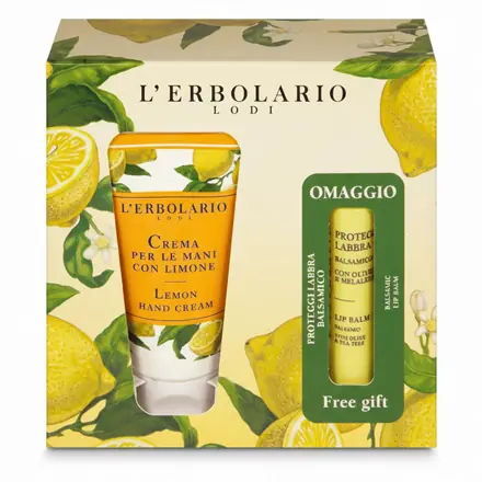 Kit Mani & Labbra - Crema Mani Limone e Proteggilabbra in Omaggio!