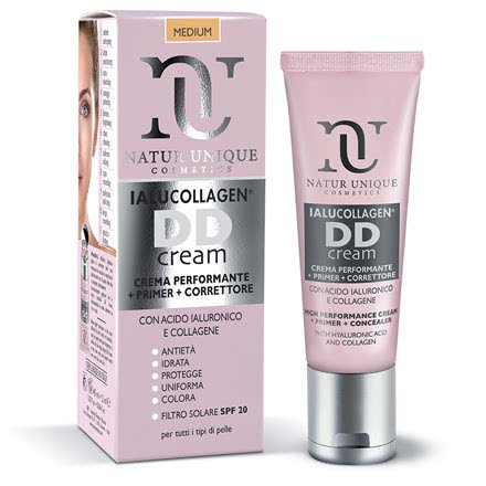 Ialucollagen DD Cream Crema Performante + Primer + Correttore Tonalità Medium
