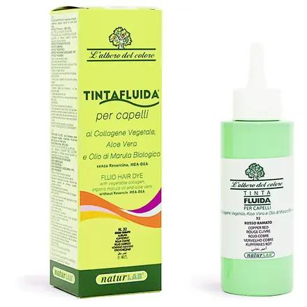 Albero del Colore Tinta Fluida per Capelli Rosso Ramato 32