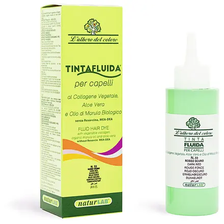Albero del Colore Tinta Fluida per Capelli Rosso Scuro 33