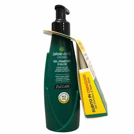 Aloevera2 Gel Primitivo d'Aloe Vera Doppia Concentrazione Foglia Edition con Dispenser
