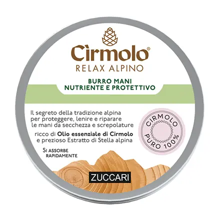 Cirmolo Burro Mani Nutriente e Protettivo