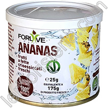Ananas Frutti a Fette Crioessiccati Freschi