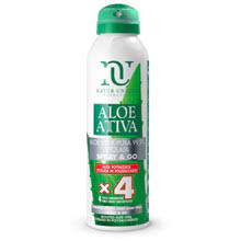 Aloe Attiva Aloe Vera Pura 99,9% Titolata Spray & Go 4 Volte Concentrata