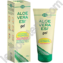 Aloe Vera Gel con Vitamina E e Tea Tree Oil