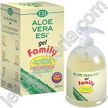Aloe Vera Gel Family con Vitamina E e Tea Tree Oil