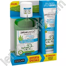 Aloevera2 Collutorio d'Aloe Multiattivo + Dentifricio Sbiancante Protettivo OMAGGIO