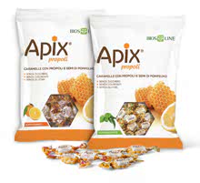 Apix Propoli Caramelle Gusto Balsamico Senza Glutine Senza Zucchero