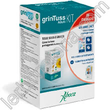 Kit GrinTuss Adulti Tosse Secca e Grassa Sciroppo + OMAGGIO Golamir 2ACT e Libretto informativo