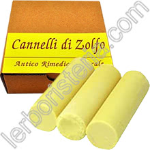 Cannelli di Zolfo Antico Rimedio Naturale