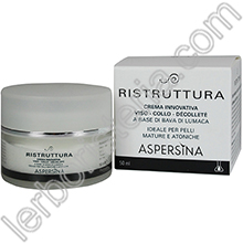 Aspersina Ristruttura Crema Innovativa Viso Collo Décolleté Anti-età Pellli Mature e Atoniche
