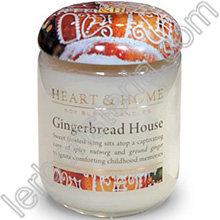 Heart & Home Candela Casetta di Pan di Zenzero Big