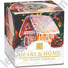 Heart & Home Candela Casetta di Pan di Zenzero Small