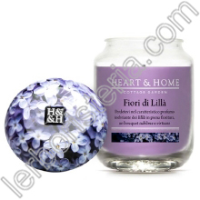 Heart & Home Candela Fiori di Lillà Big