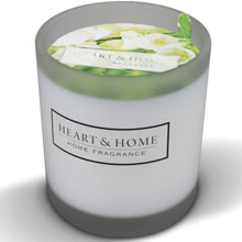 Heart & Home Candela Fresia e Gelsomino Bianco Small