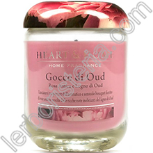Heart & Home Candela Gocce di Oud Medium