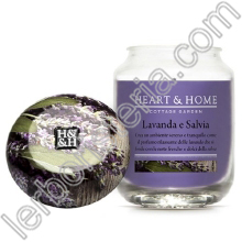 Heart & Home Candela Lavanda e Salvia Big