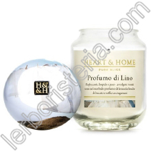 Heart & Home Candela Profumo di Lino Big