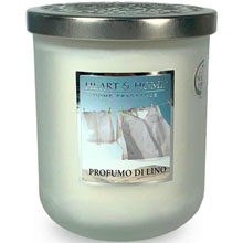 Heart & Home Candela Profumo di Lino Medium