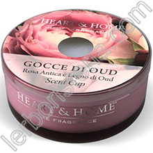 Heart & Home Candela Gocce di Oud Scent Cup