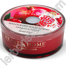 Heart & Home Candela Melograno Rosso Rubino Scent Cup