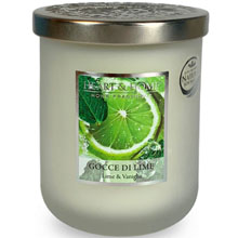 Heart & Home Candela Gocce di Lime Big