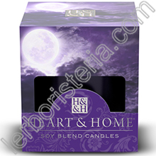 Heart & Home Candela Violet Moon Small