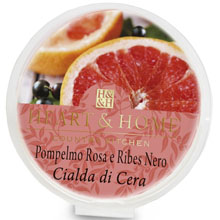 Heart & Home Cialda di Cera per Diffusore Pompelmo Rosa e Ribes Nero