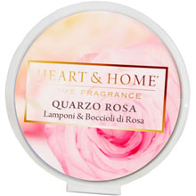 Heart & Home Cialda di Cera per Diffusore Quarzo Rosa