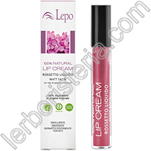 100% Natural Lip Cream Rossetto Liquido Mat Satin Tonalità 05 Fucsia
