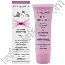 Acido Ialuronico CC Cream Crema Viso  SPF 20 Tonalit Miele