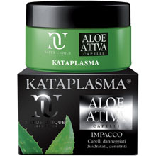 Aloe Attiva Kataplasma Impacco Ristrutturante Capelli Danneggiati Disidratati Denutriti