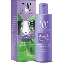 Aloe Attiva Shampoo&Balsamo Intensa Delicatezza Capelli Danneggiati e Scoloriti