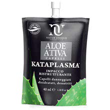 Aloe Attiva Kataplasma Impacco Ristrutturante Capelli Danneggiati Disidratati Denutriti Travel Size