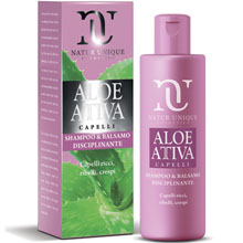 Aloe Attiva Shampoo&Balsamo Disciplinante Capelli Ricci, Ribelli, Crespi