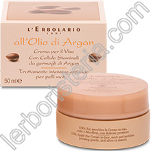 Olio di Argan Crema Viso con Cellule Staminali Trattamento Intensivo Antiage Pelli Mature